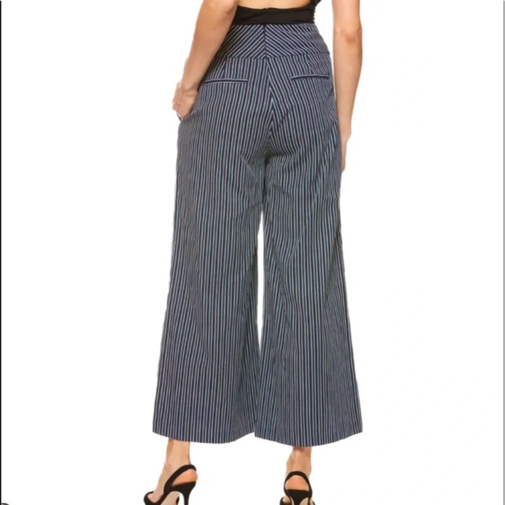 PAIGE Charisma high rise stripe wide leg pants - Picture 8 of 9